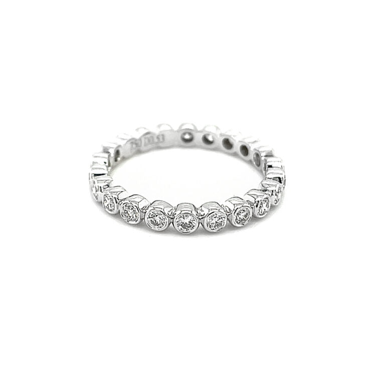 18K White Gold Little Ring Set with Diamond